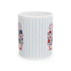 Red White and Mama personalized mug lifestyle — Independence Day gift for mom
