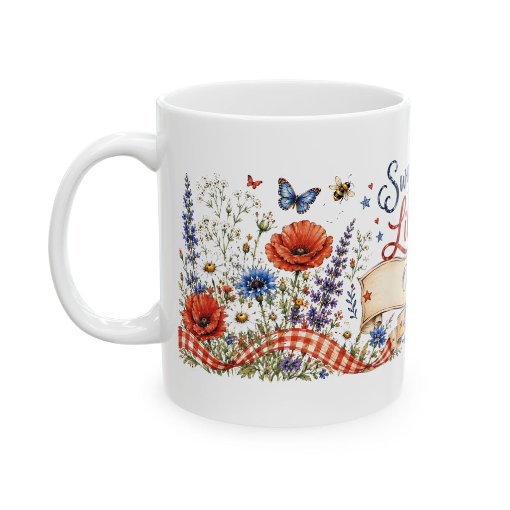 Sweet Land of Liberty Mug — Personalized 4th of July Gift