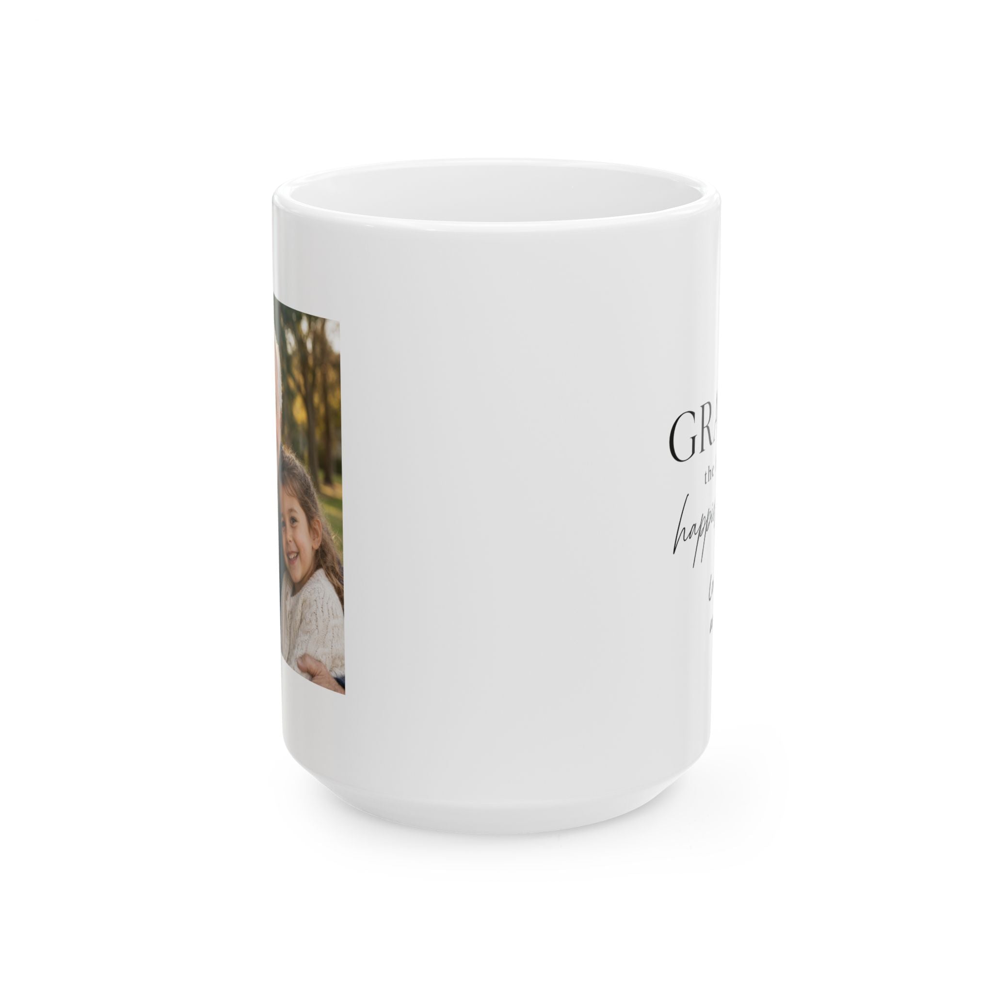 Grandpa The Heart of Our Happiest Memories Mug — Personalized Gift for Grandpa
