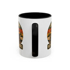 Gone Hunting With Grandpa ceramic mug 11oz black accent — custom printed on demand