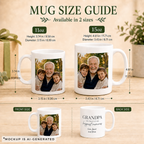 Grandpa The Heart of Our Happiest Memories Mug — Personalized Gift for Grandpa