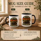 Gone Hunting With Grandpa Mug — Personalized Gift for Grandpa