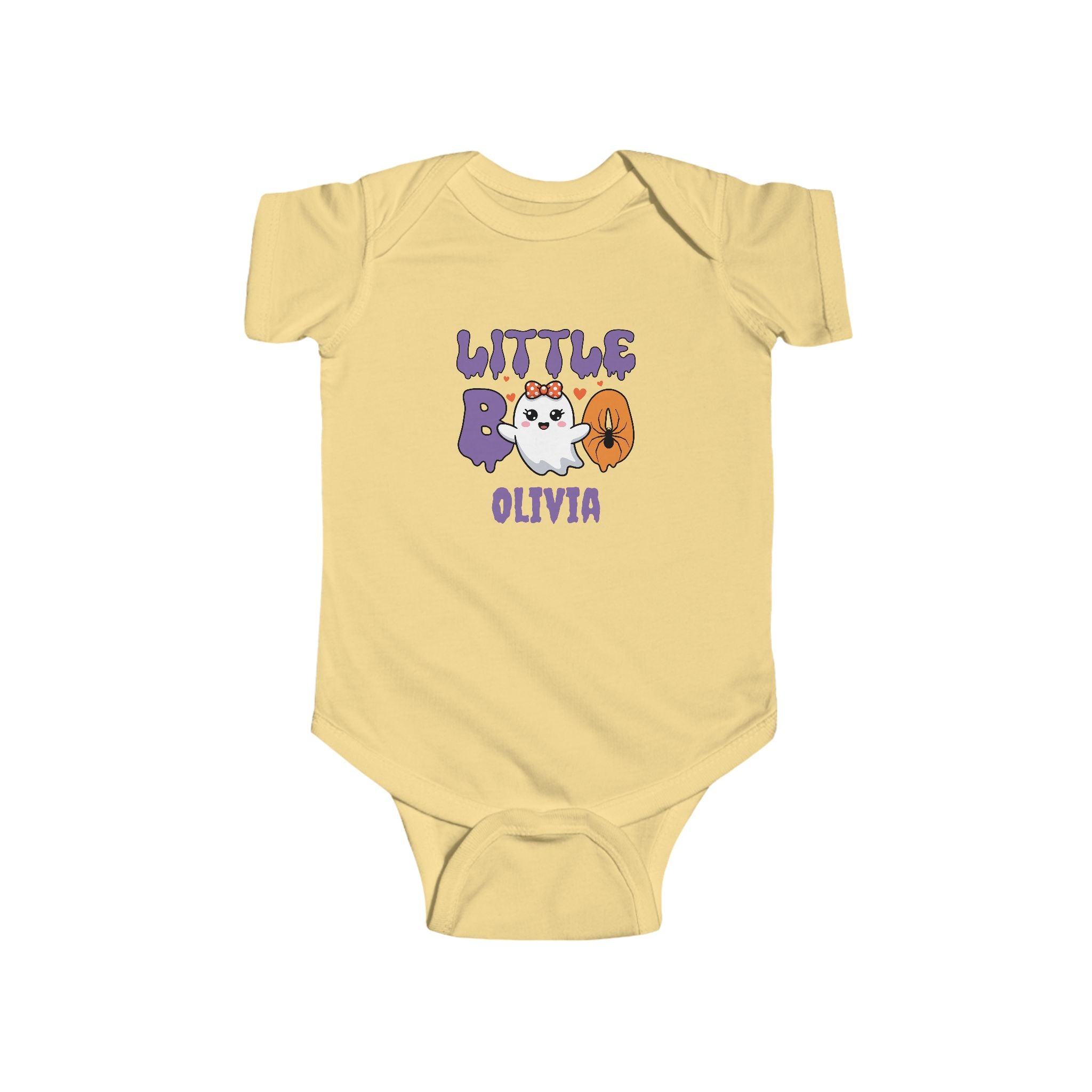 Little Boo Halloween Onesie — Personalized Baby Bodysuit