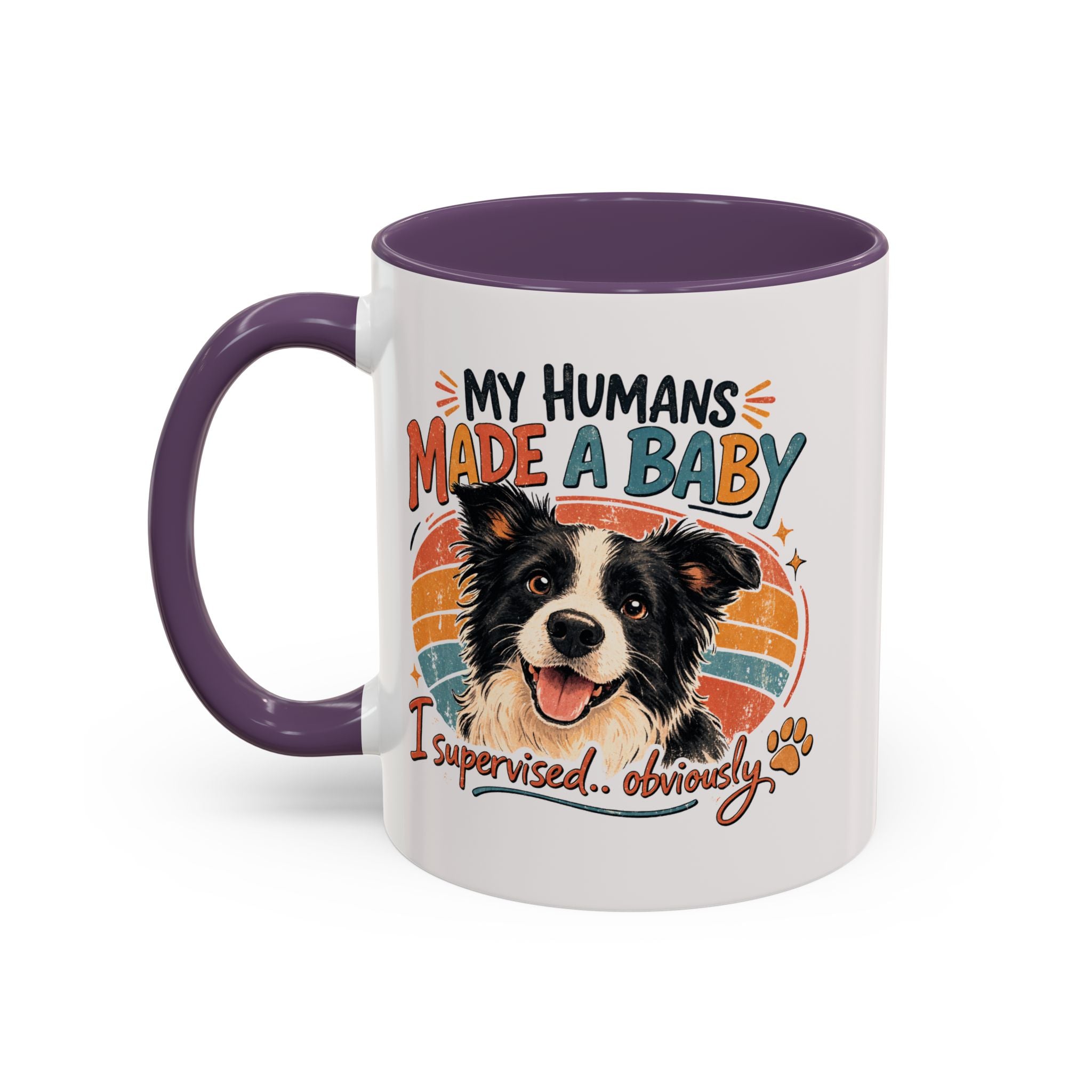 Accent Coffee Mug — Personalized "Pregnancy Announcement" Coffee Mug