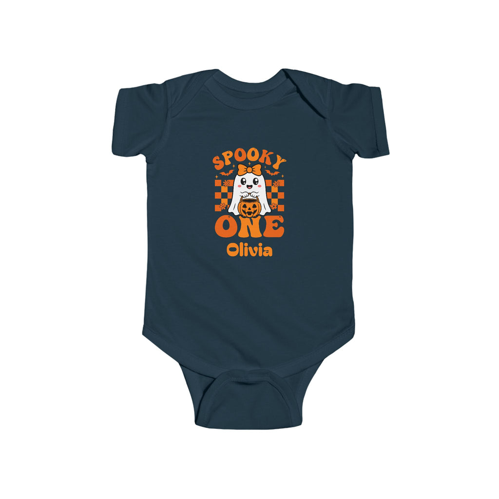 Spooky One Halloween Birthday Onesie — Personalized Baby Bodysuit