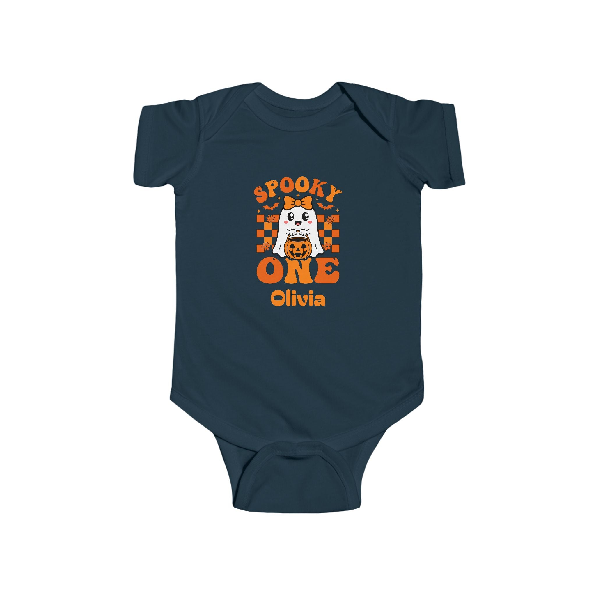 Spooky One Halloween Birthday Onesie — Personalized Baby Bodysuit