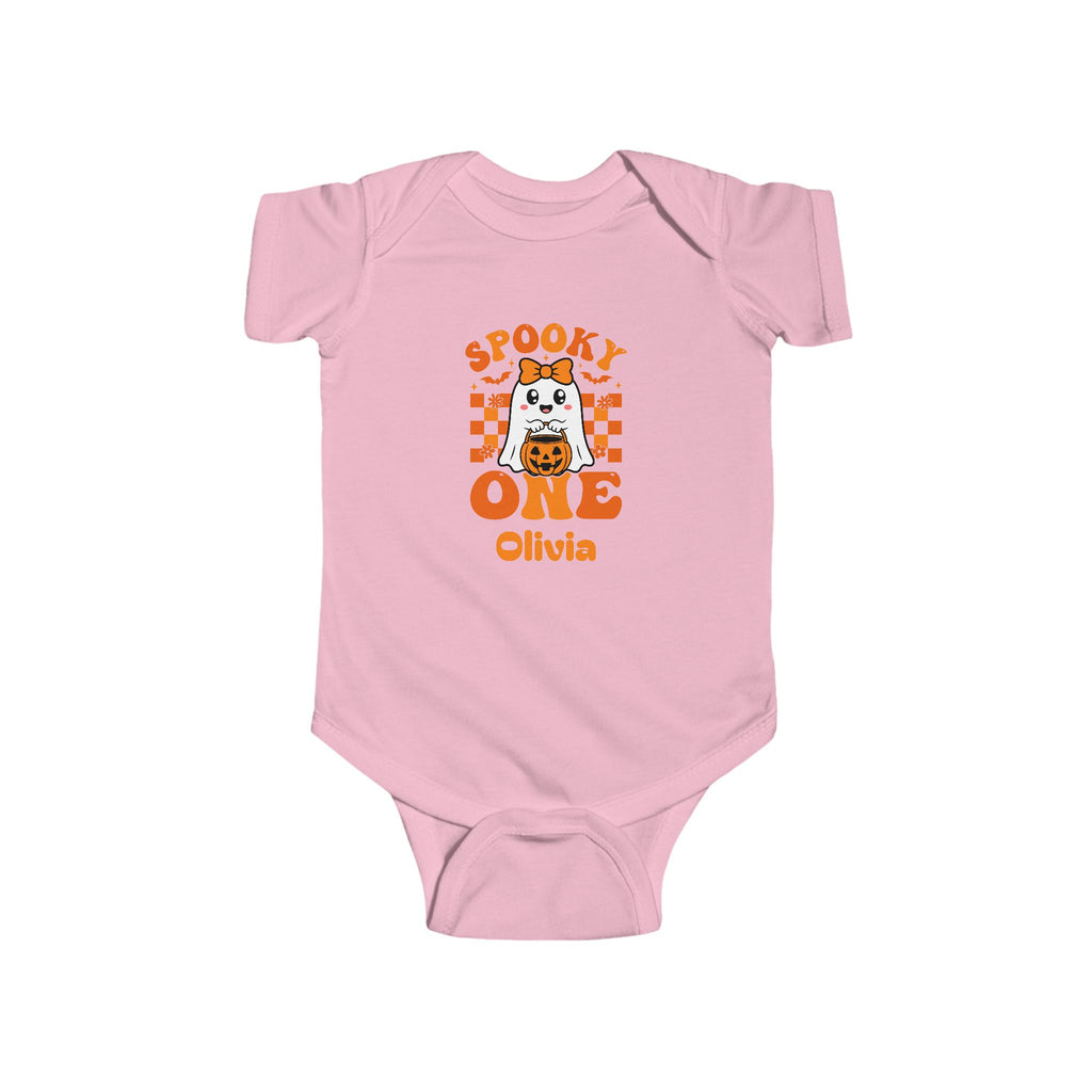 Spooky One Halloween Birthday Onesie — Personalized Baby Bodysuit