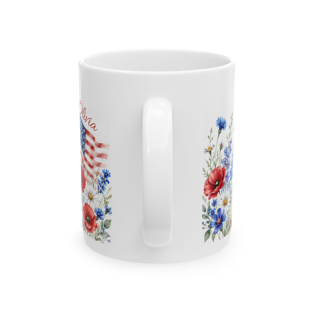 America 250 Mug — Land of the Free Patriotic Gift