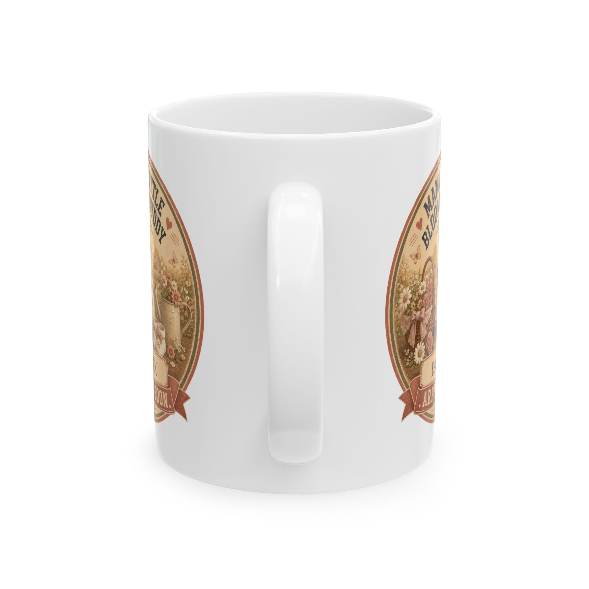 Pregnancy Announcement Gift for Gardening Mom — Custom Mug