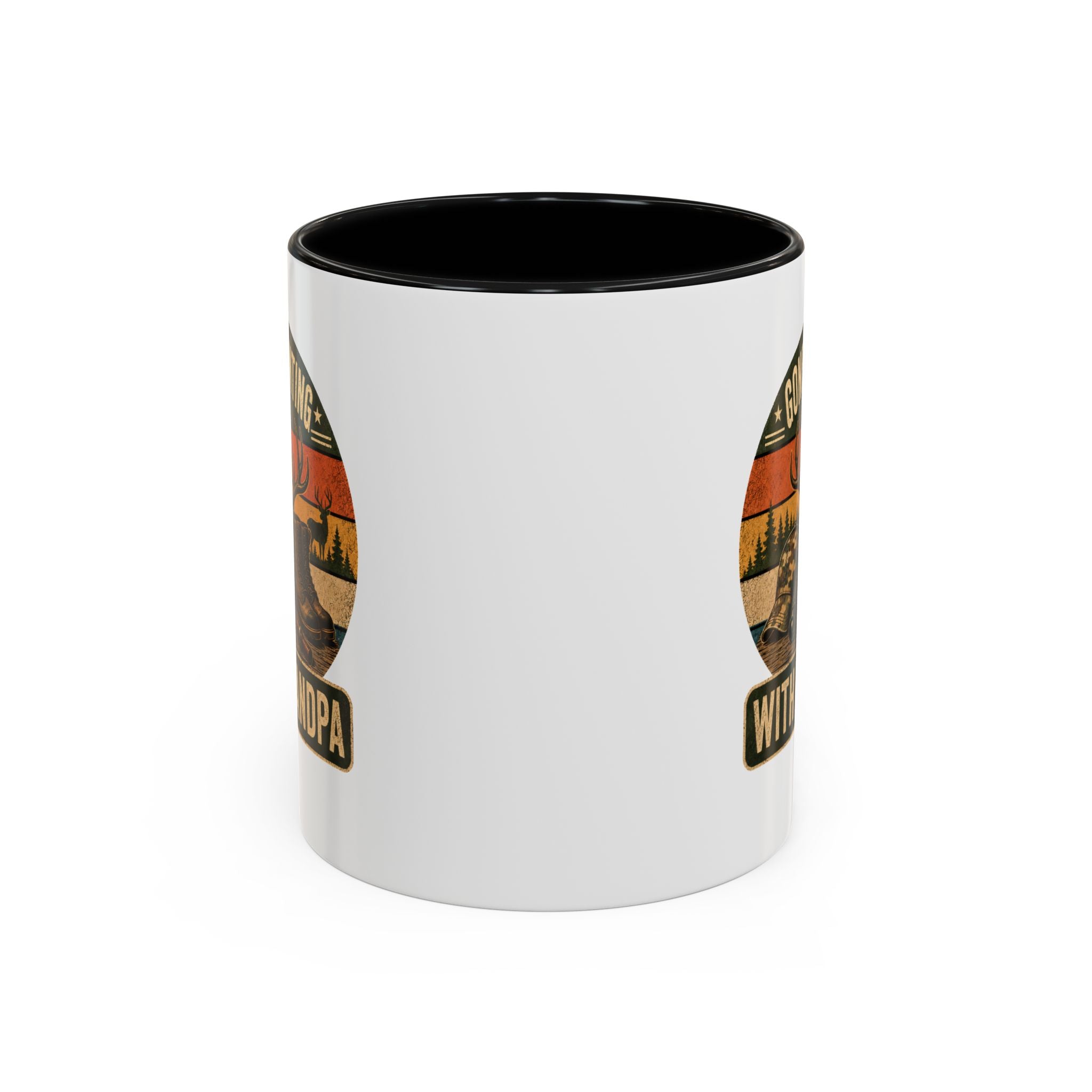 Personalized grandpa hunting mug — unique gift for outdoor grandpa birthday or Father's Day