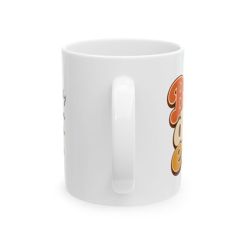 Ceramic Mug — Retro 'Best Dad Ever' Vintage Script Coffee Cup (11oz, 15oz)