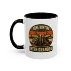 Gone Hunting With Grandpa Mug — Personalized Gift for Grandpa