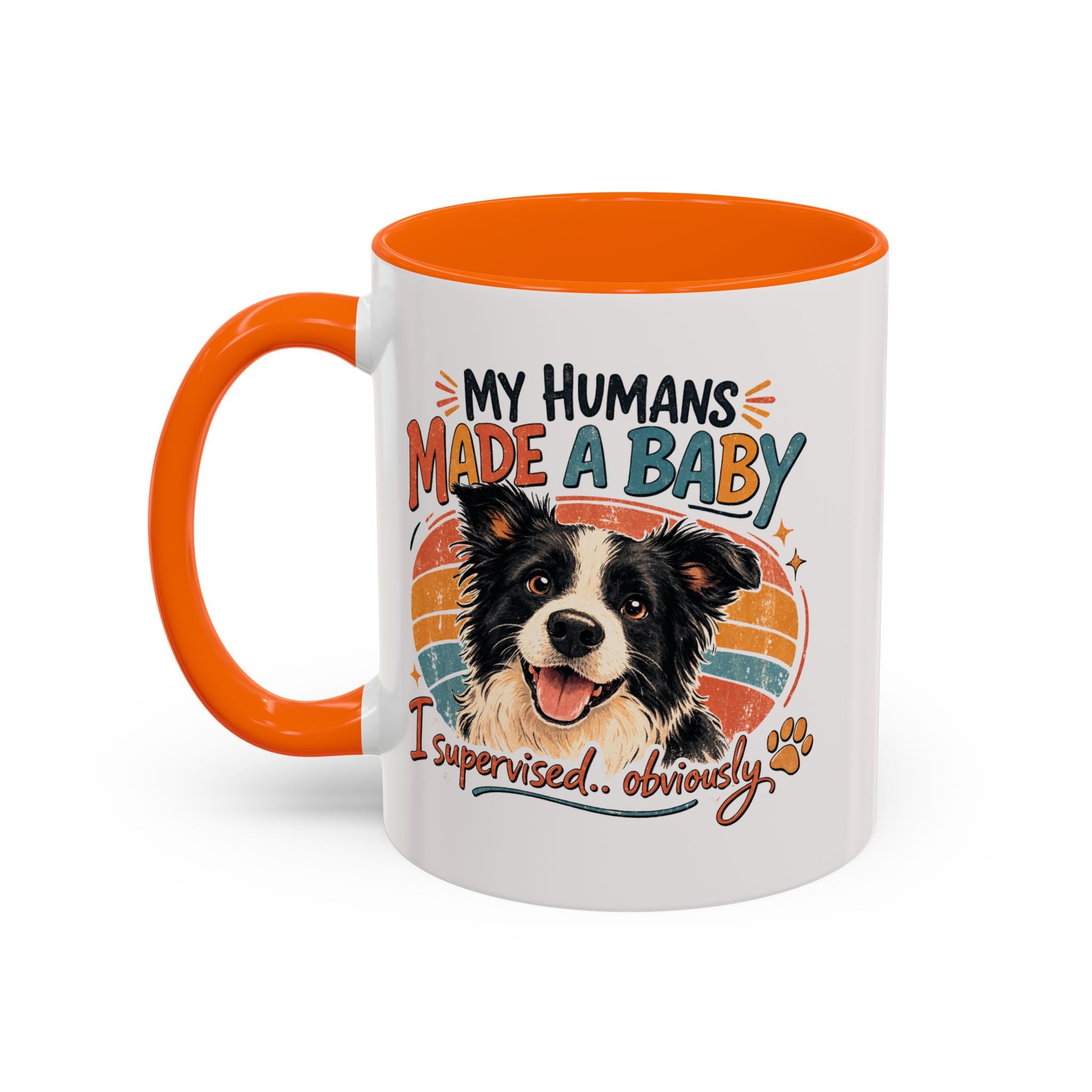 Accent Coffee Mug — Personalized "Pregnancy Announcement" Coffee Mug