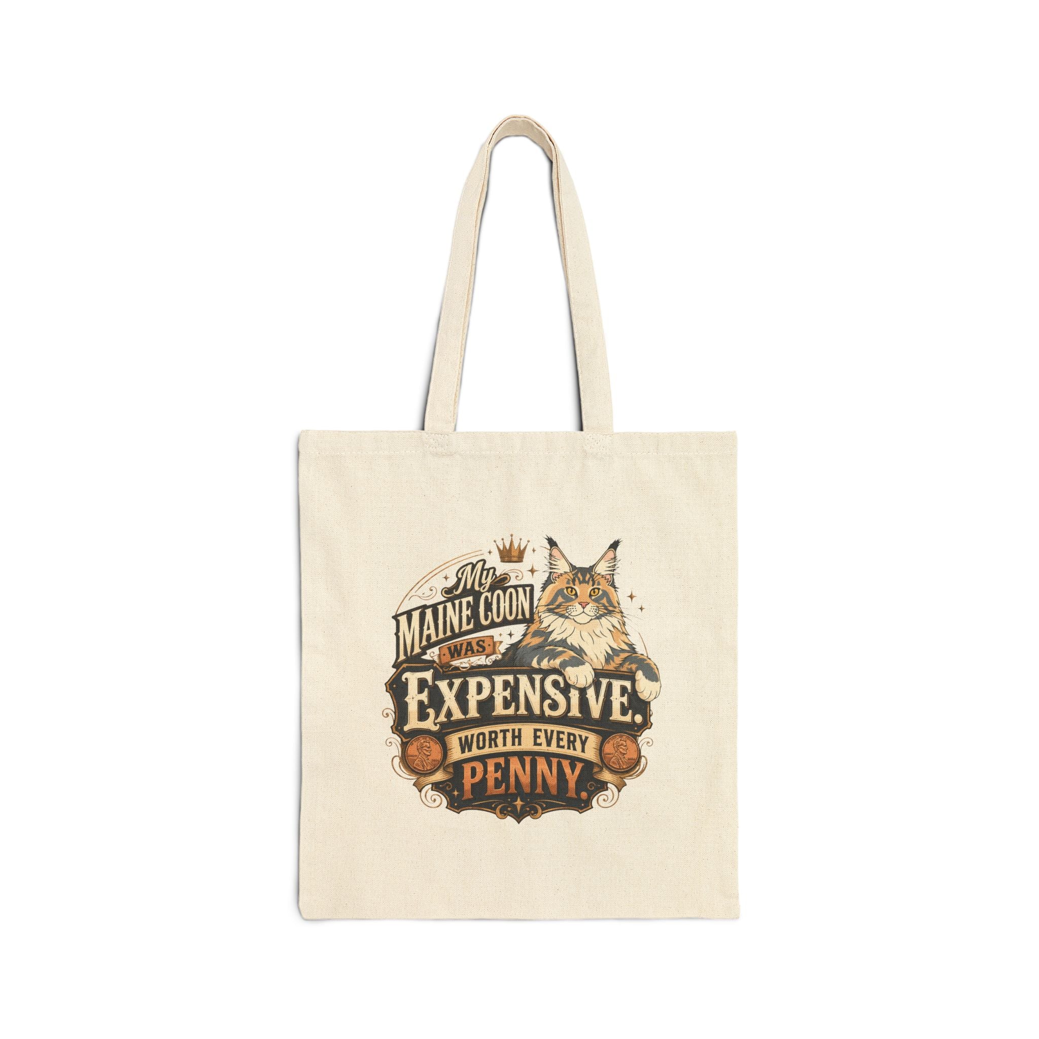 P047 Maine Coon Tote Bag