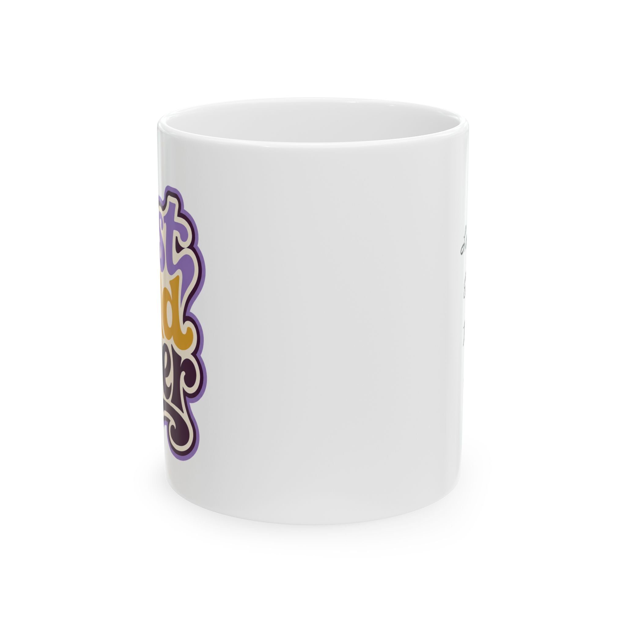 Retro dad mug lifestyle shot — unique Father's Day gift for coffee loving dads