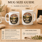 Dads New Golf Buddy pregnancy mug right side view - Arriving Soon ceramic mug gift for new dad golfer