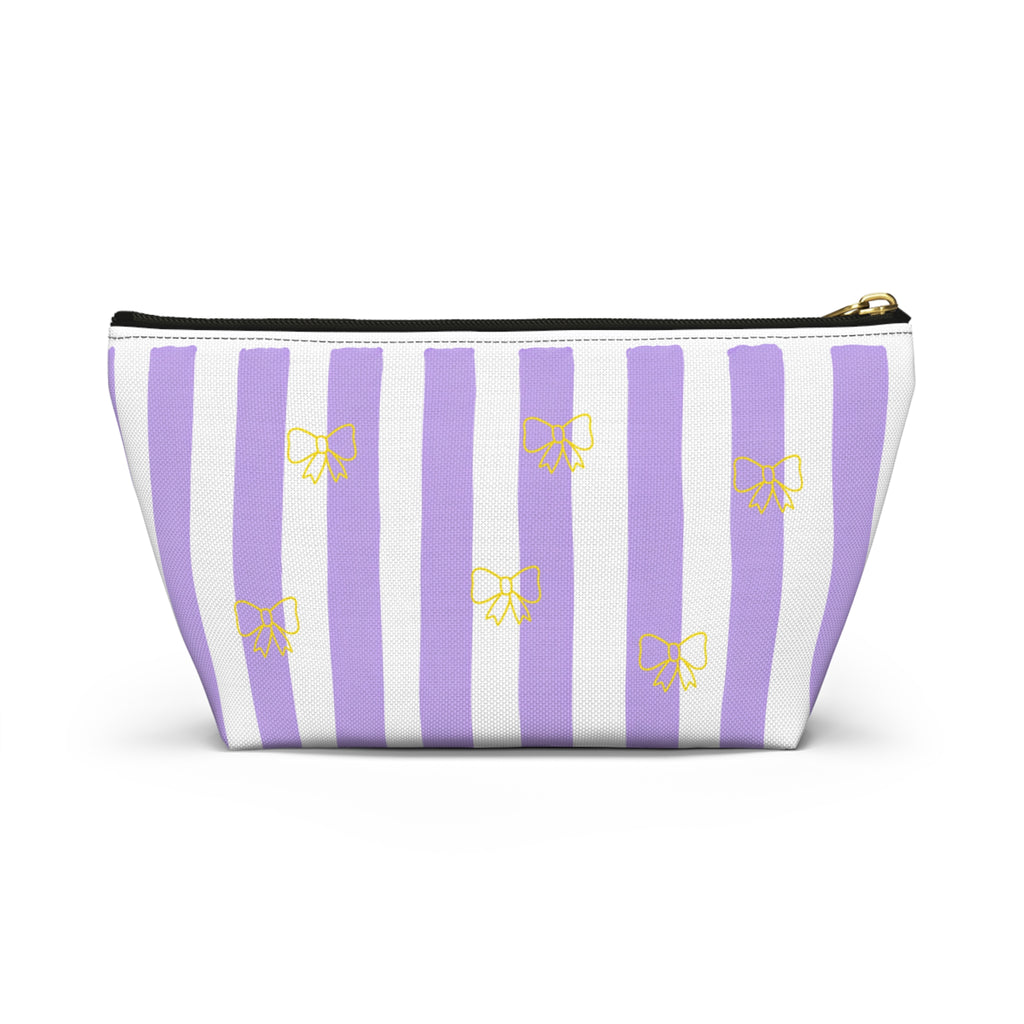 Personalized bow makeup bag gift for daughter, birthday gift idea