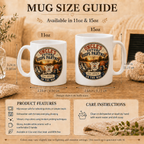 Uncles Future Hoops Partner pregnancy mug right side view - On The Way ceramic mug gift for basketball uncle